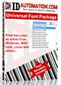 2D Universal Barcode Font and Encoder Advantage Single Developer License