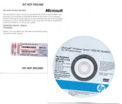 HP Windows Server R2 Standard 2008 ROK 64 bit Russian 1-4CPU 5Clt 589275-B21