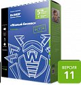 Dr.Web Малый бизнес 10-я версия ФСТЭК для 5 ПК, 1 сервера и 5 пользователей почты на 1 год