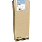 Картридж струйный Epson T6362 C13T636200 голубой оригинальный повышенной емкости