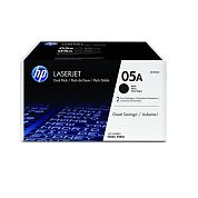 Картридж лазерный HP 05A CE505D черный оригинальный (двойная упаковка)
