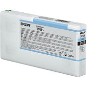 Картридж струйный Epson T9135 C13T913500 голубой оригинальный