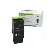 Картридж лазерный Lexmark 78C5UCE голубой оригинальный повышенной емкости