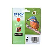 Картридж струйный Epson T1597 C13T15974010 красный оригинальный