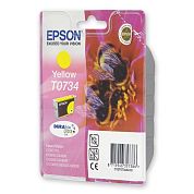 Картридж струйный Epson T0734 C13T10544A10 желтый оригинальный