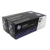 Картридж лазерный HP 83A CF283AD/CF283AF черный оригинальный (двойная упаковка)