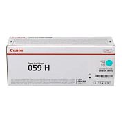 Тонер-картридж Canon 059H C голубой оригинальный повышенной емкости