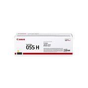 Картридж лазерный Canon 055 H Y 3017C002 желтый оригинальный повышенной емкости