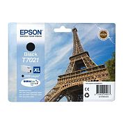 Картридж струйный Epson T7021 C13T70214010 черный оригинальный повышенной емкости
