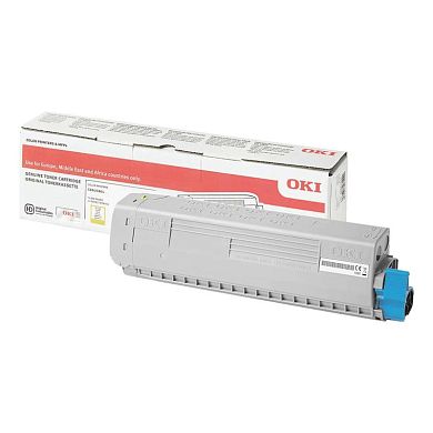 Тонер-картридж OKI 47095705 желтый оригинальный