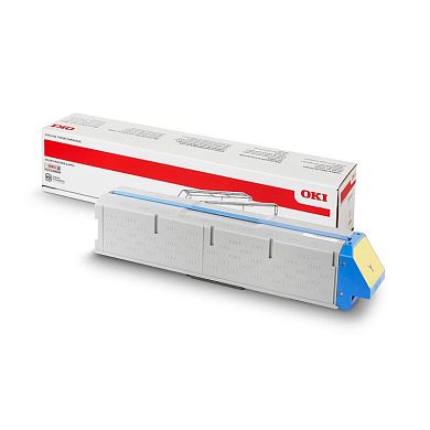 Тонер-картридж OKI 45536553 желтый оригинальный