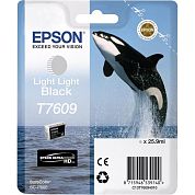 Картридж струйный Epson T760 C13T76094010 светло-серый оригинальный
