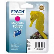 Картридж струйный Epson T0483 C13T04834010 пурпурный оригинальный