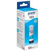 Контейнер с чернилами Epson 103 C13T00S24A голубой оригинальный
