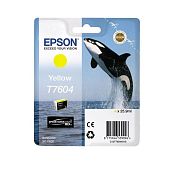 Картридж струйный Epson T760 C13T76044010 желтый оригинальный