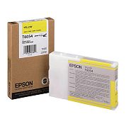 Картридж струйный Epson T6054 C13T605400 желтый оригинальный