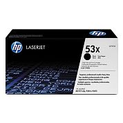 Картридж лазерный HP 53X Q7553X черный оригинальный повышенной емкости