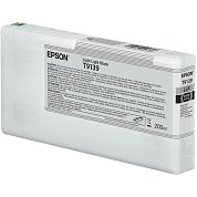 Картридж струйный Epson T9139 C13T913900 серый оригинальный
