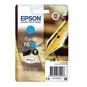 Картридж струйный Epson 16XL C13T16324012 голубой оригинальный повышенной емкости