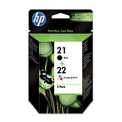Набор картриджей HP 21/22 SD367AE CMYK оригинальный