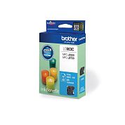 Картридж струйный Brother LC663С голубой оригинальный