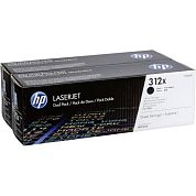 Картридж лазерный HP 312X CF380XD черный оригинальный повышенной емкости (двойная упаковка)