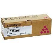 Тонер-картридж Ricoh SP C360HE 408186 пурпурный оригинальный повышенной емкости