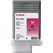 Картридж струйный Canon PFI-104M 3631B001 пурпурный оригинальный