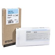 Картридж струйный Epson T6535 C13T653500 светло-голубой оригинальный