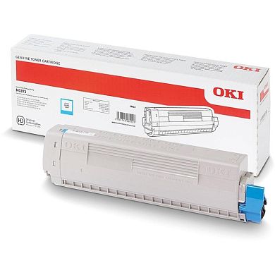 Тонер-картридж OKI 45862847 голубой оригинальный