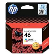 Картридж струйный HP 46 CZ638AE цветной оригинальный