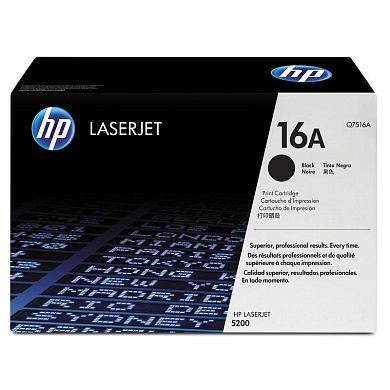Картридж лазерный HP 16A Q7516A черный оригинальный