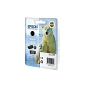 Картридж струйный Epson C13T26214012 черный оригинальный повышенной емкости