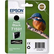 Картридж струйный Epson T1591 C13T15914010 фото черный оригинальный