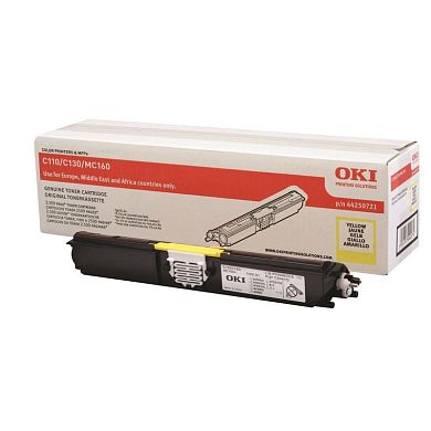 Тонер-картридж OKI 44250721 желтый оригинальный