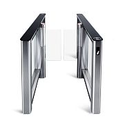 Турникет "Скоростной проход" PERCo-ST-01 с крышками из закаленного стекла со створками + СШ 300 мм