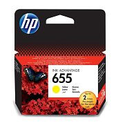 Картридж струйный HP 655 CZ112AE желтый оригинальный