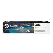 Картридж струйный HP 981A J3M70A желтый оригинальный