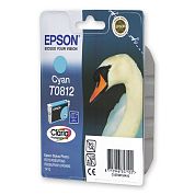 Картридж струйный Epson C13T08124A10/C13T11124A10 голубой оригинальный