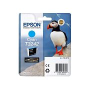 Картридж струйный Epson T3242 C13T32424010 голубой оригинальный