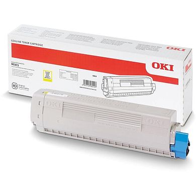 Тонер-картридж OKI 45862845 желтый оригинальный