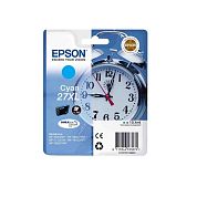 Картридж струйный Epson C13T27124022 голубой оригинальный повышенной емкости