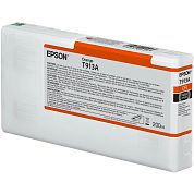 Картридж струйный Epson T913A C13T913100 оранжевый оригинальный