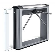 Турникет тумбовый эл/мех с встроенными считывателями и картоприемником + ППА