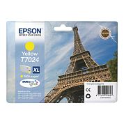 Картридж струйный Epson T7024 C13T70244010 желтый оригинальный повышенной емкости