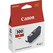 Картридж струйный Canon PFI-300 R 4199C001 красный оригинальный