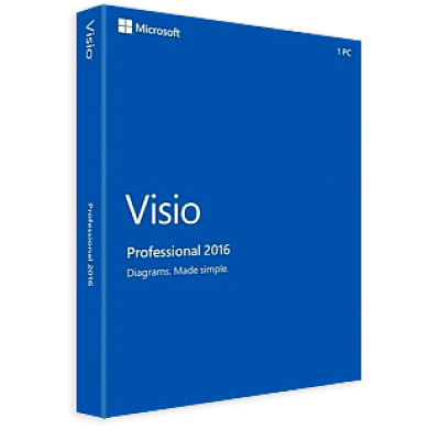 Microsoft Visio Pro 2016 32-bit/x64 Russian Central/Eastern Euro Only EM DVD