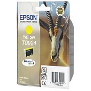 Картридж струйный Epson T0924 C13T10844A10 желтый оригинальный