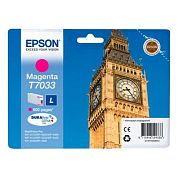 Картридж струйный Epson T7033 C13T70334010 пурпурный оригинальный