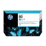 Картридж струйный HP 80 C4872A голубой оригинальный